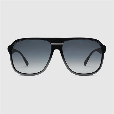 mens gucci sunglasses aviator|gucci unisex aviator sunglasses.